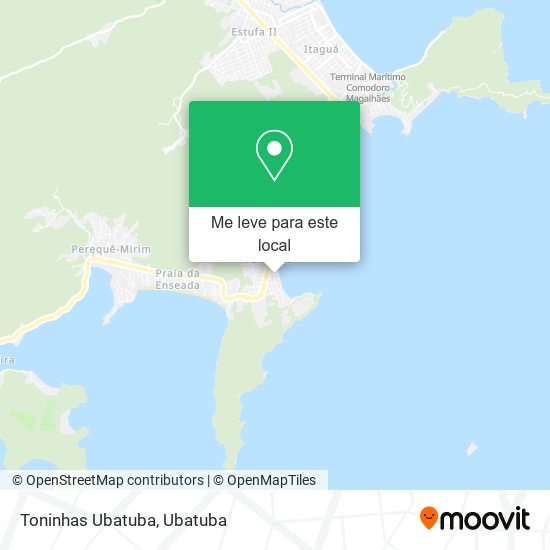 Toninhas Ubatuba mapa