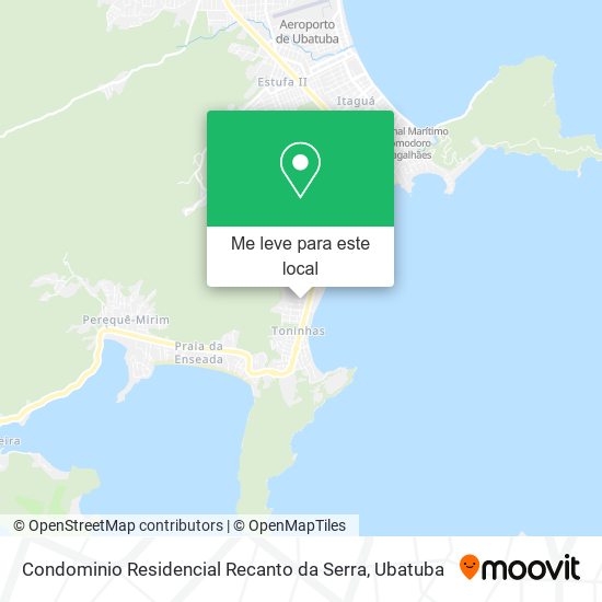 Condominio Residencial Recanto da Serra mapa