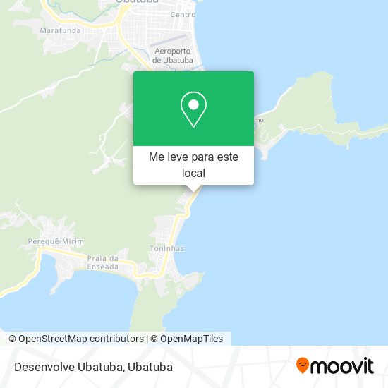 Desenvolve Ubatuba mapa