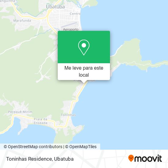 Toninhas Residence mapa