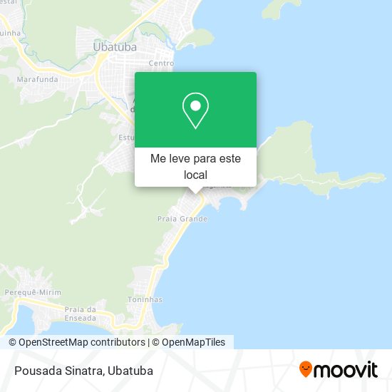 Pousada Sinatra mapa