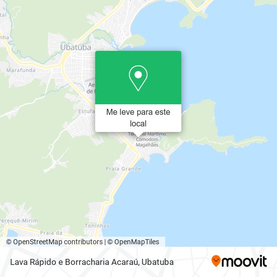 Lava Rápido e Borracharia Acaraú mapa