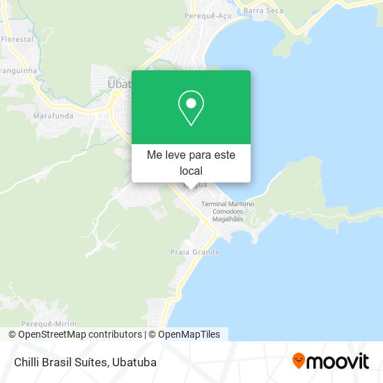 Chilli Brasil Suítes mapa