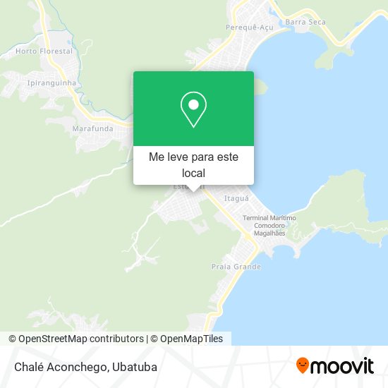 Chalé Aconchego mapa