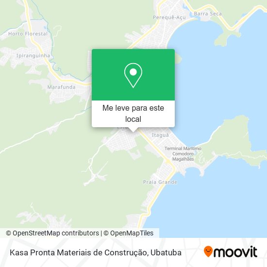 Kasa Pronta Materiais de Construção mapa