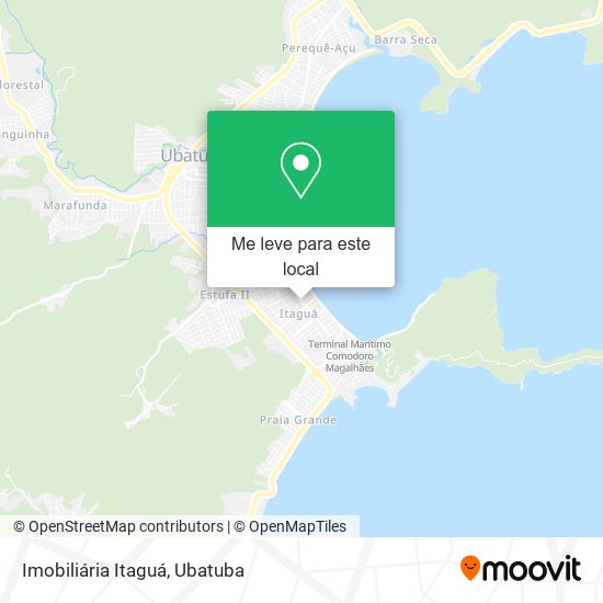 Imobiliária Itaguá mapa