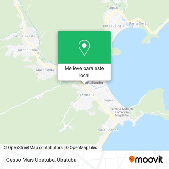 Gesso Mais Ubatuba mapa
