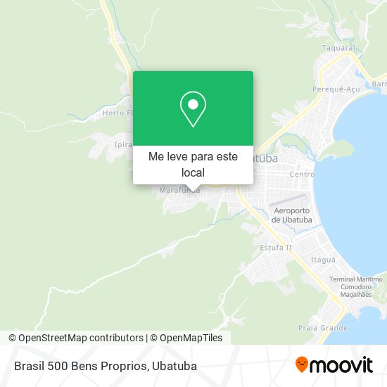 Brasil 500 Bens Proprios mapa