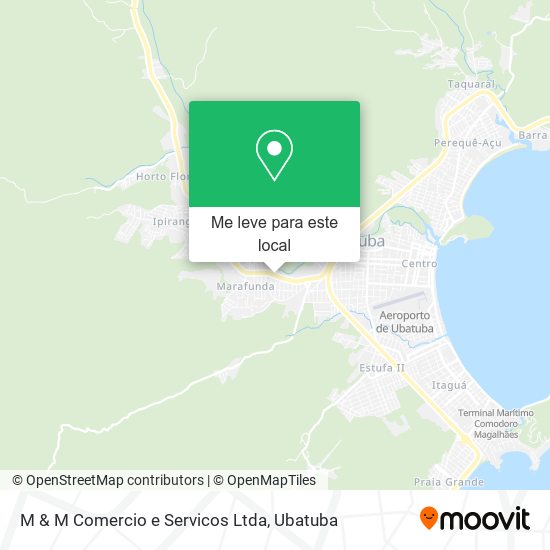 M & M Comercio e Servicos Ltda mapa