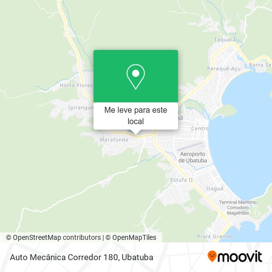 Auto Mecânica Corredor 180 mapa