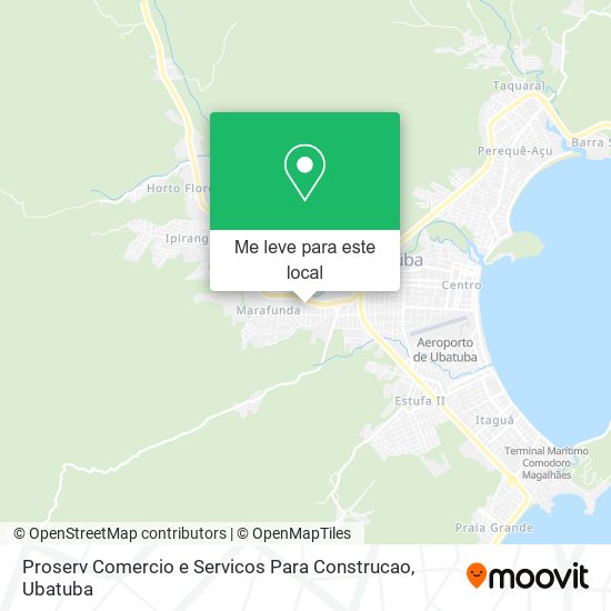 Proserv Comercio e Servicos Para Construcao mapa