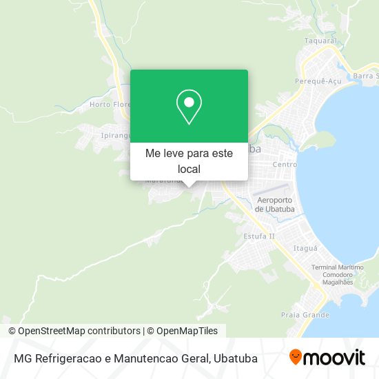 MG Refrigeracao e Manutencao Geral mapa