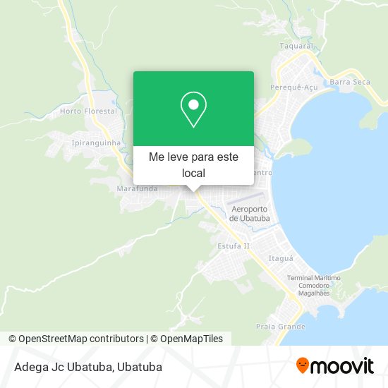 Adega Jc Ubatuba mapa