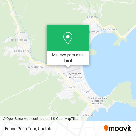 Ferias Praia Tour mapa