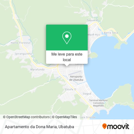 Apartamento da Dona Maria mapa