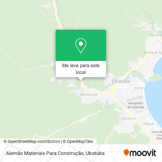 Alemão Materiais Para Construção mapa