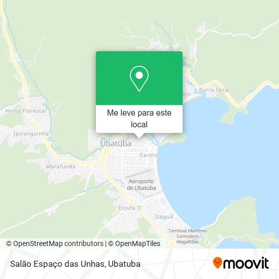 Salão Espaço das Unhas mapa