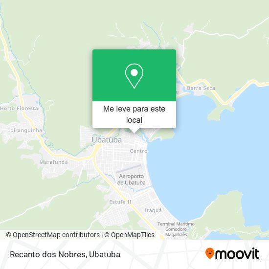 Recanto dos Nobres mapa