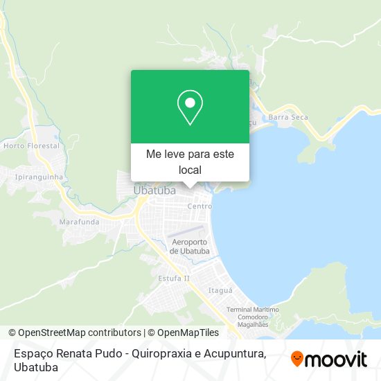 Espaço Renata Pudo - Quiropraxia e Acupuntura mapa
