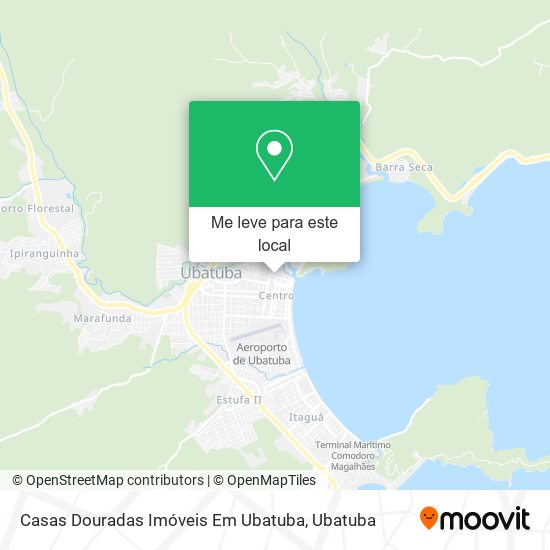 Casas Douradas Imóveis Em Ubatuba mapa