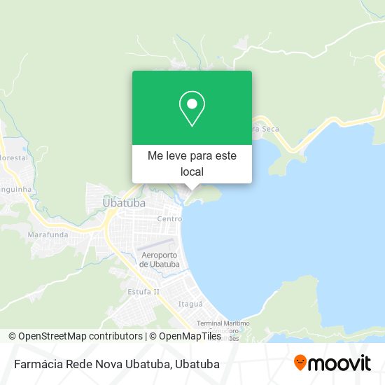 Farmácia Rede Nova Ubatuba mapa