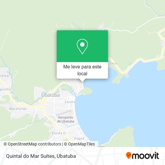 Quintal do Mar Suítes mapa