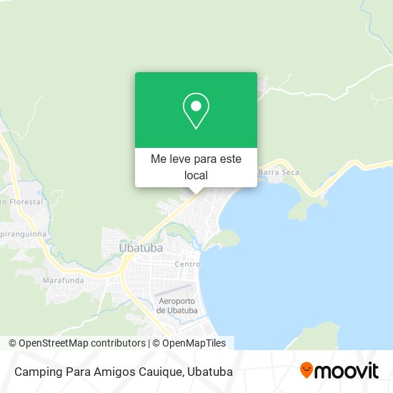 Camping Para Amigos Cauique mapa