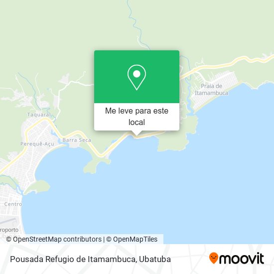 Pousada Refugio de Itamambuca mapa
