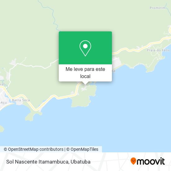 Sol Nascente Itamambuca mapa