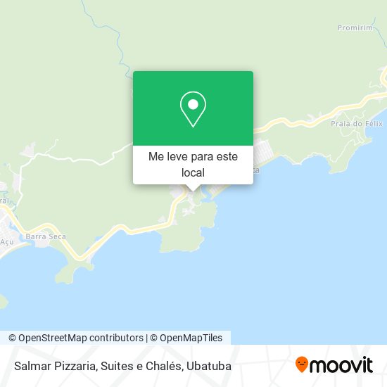 Salmar Pizzaria, Suites e Chalés mapa