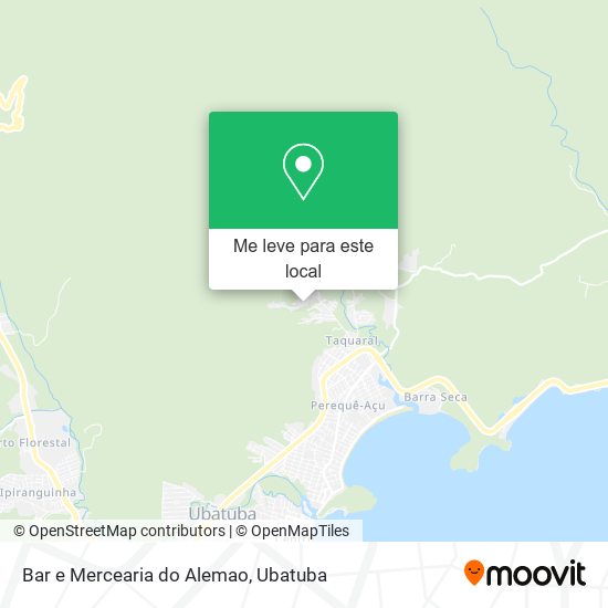 Bar e Mercearia do Alemao mapa
