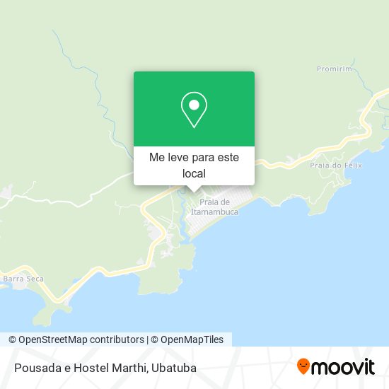 Pousada e Hostel Marthi mapa