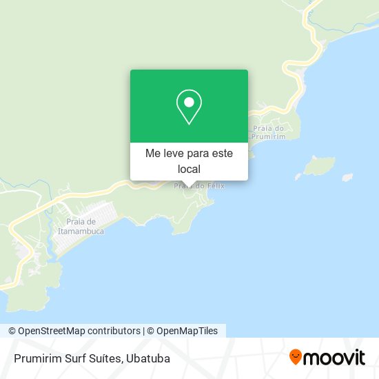Prumirim Surf Suítes mapa