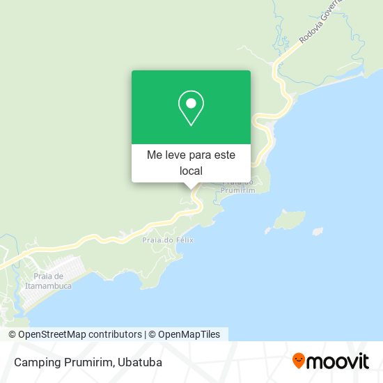 Camping Prumirim mapa