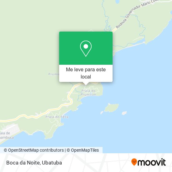 Boca da Noite mapa