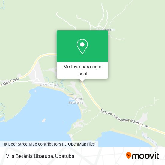 Vila Betânia Ubatuba mapa