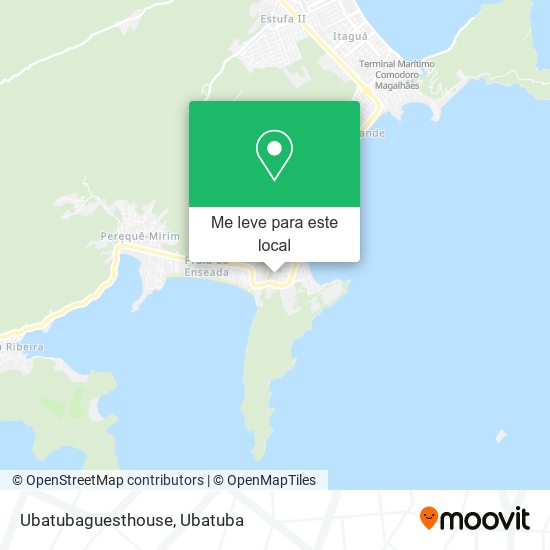 Ubatubaguesthouse mapa