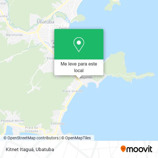 Kitnet Itaguá mapa