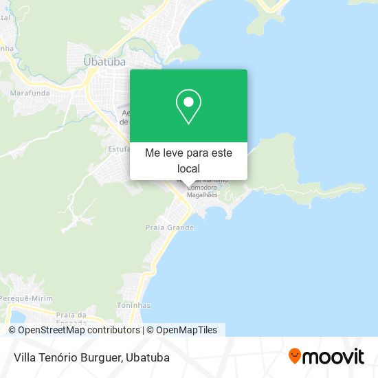 Villa Tenório Burguer mapa