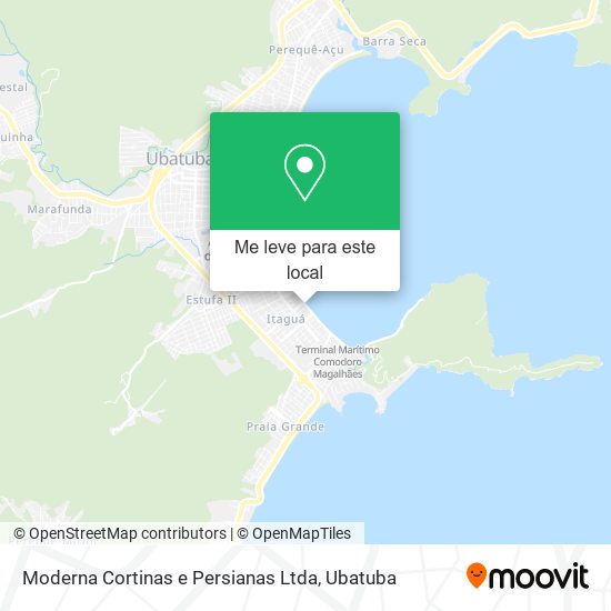 Moderna Cortinas e Persianas Ltda mapa