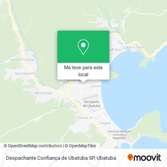 Despachante Confiança de Ubatuba SP mapa