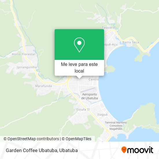 Garden Coffee Ubatuba mapa