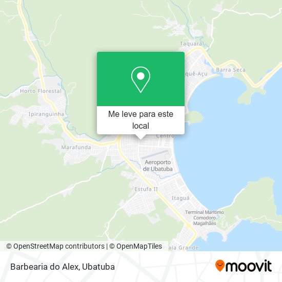 Barbearia do Alex mapa