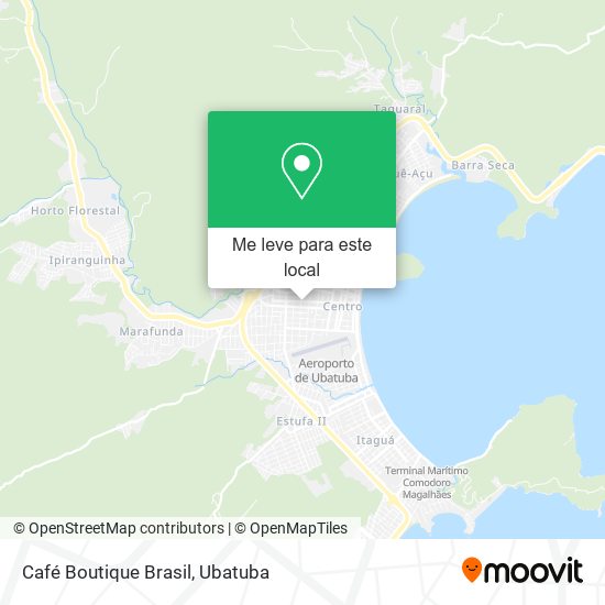 Café Boutique Brasil mapa