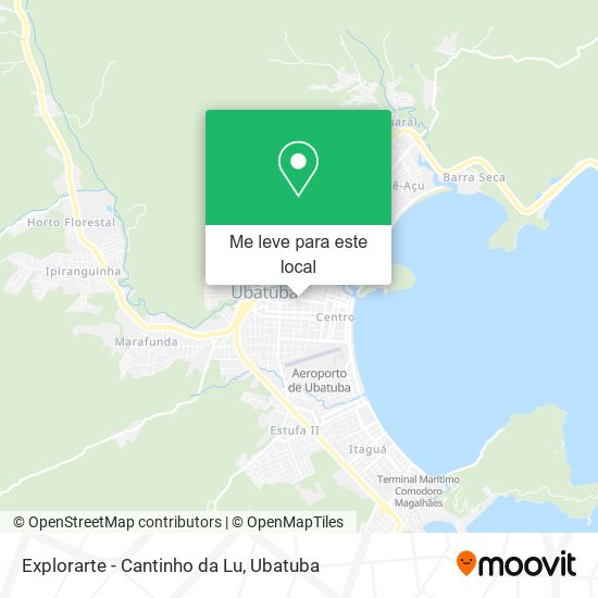Explorarte - Cantinho da Lu mapa