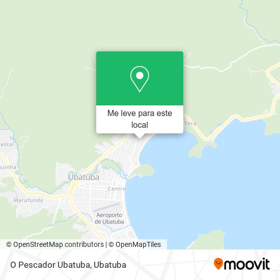 O Pescador Ubatuba mapa