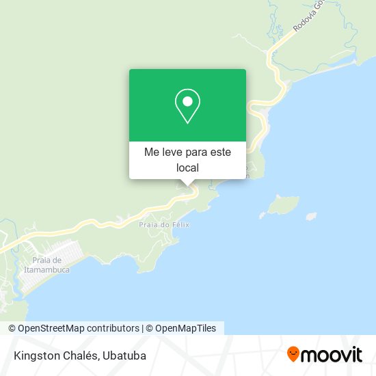 Kingston Chalés mapa