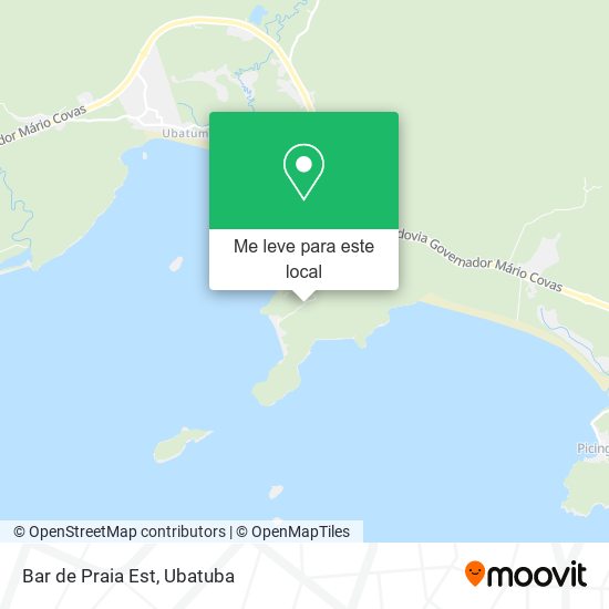 Bar de Praia Est mapa