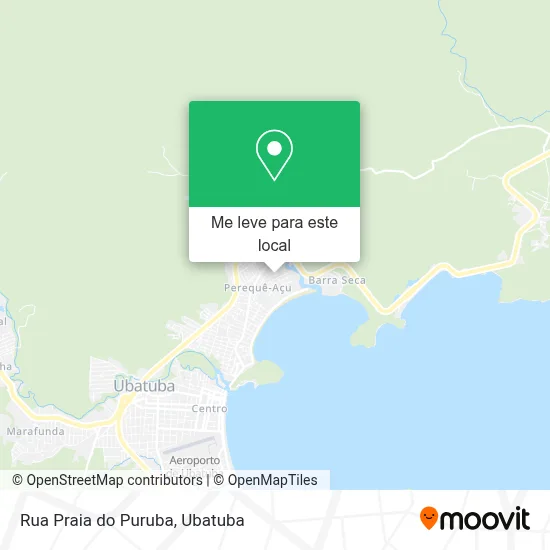 Rua Praia do Puruba mapa