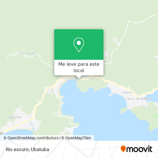 Rio escuro mapa